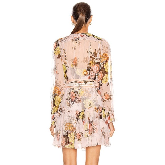 NWT 🌸 ZIMMERMANN Floral Mini Dress - Picture 13 of 14